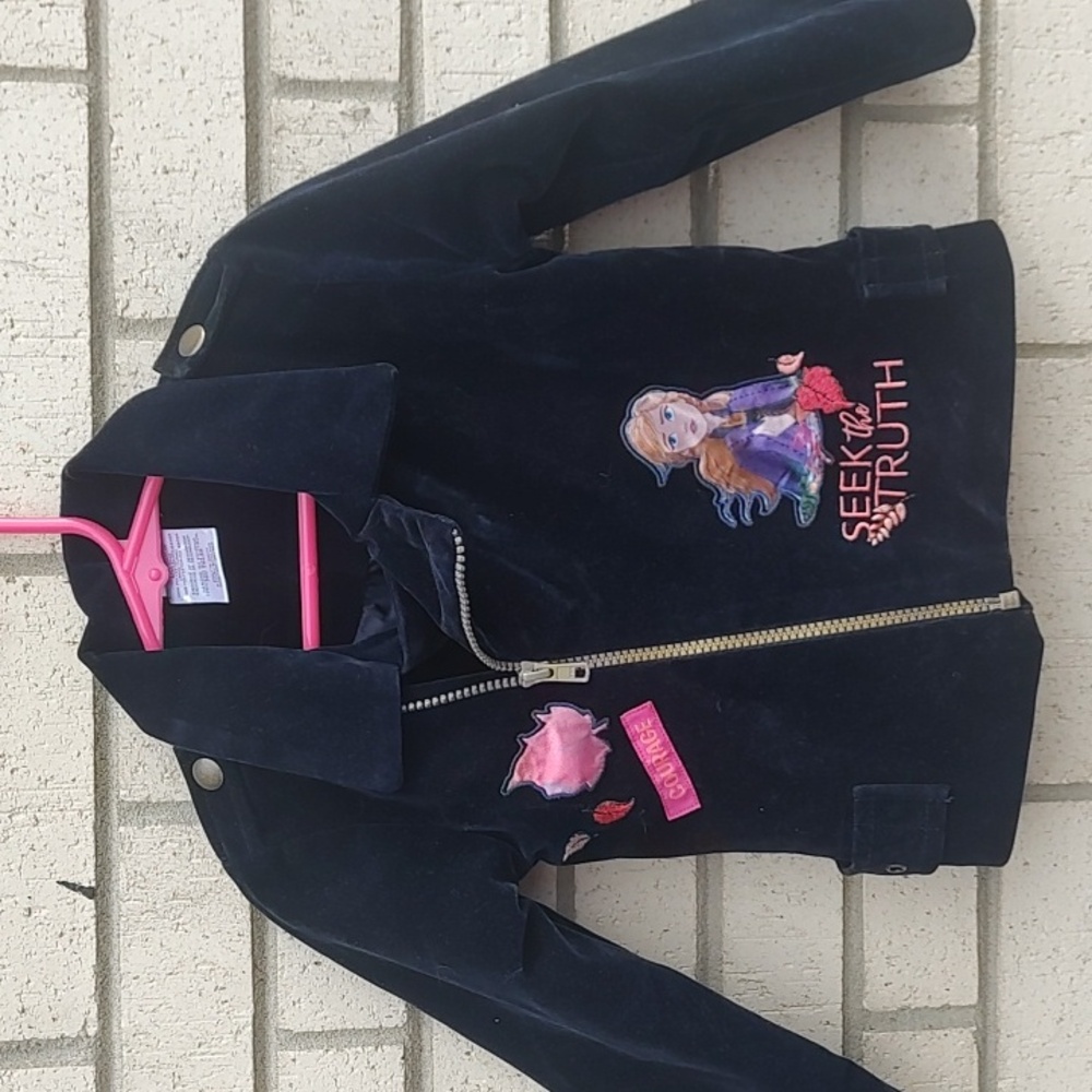 Disney,Seek The Truth, Jean Jacket with Embroidery - Picture 1 of 9